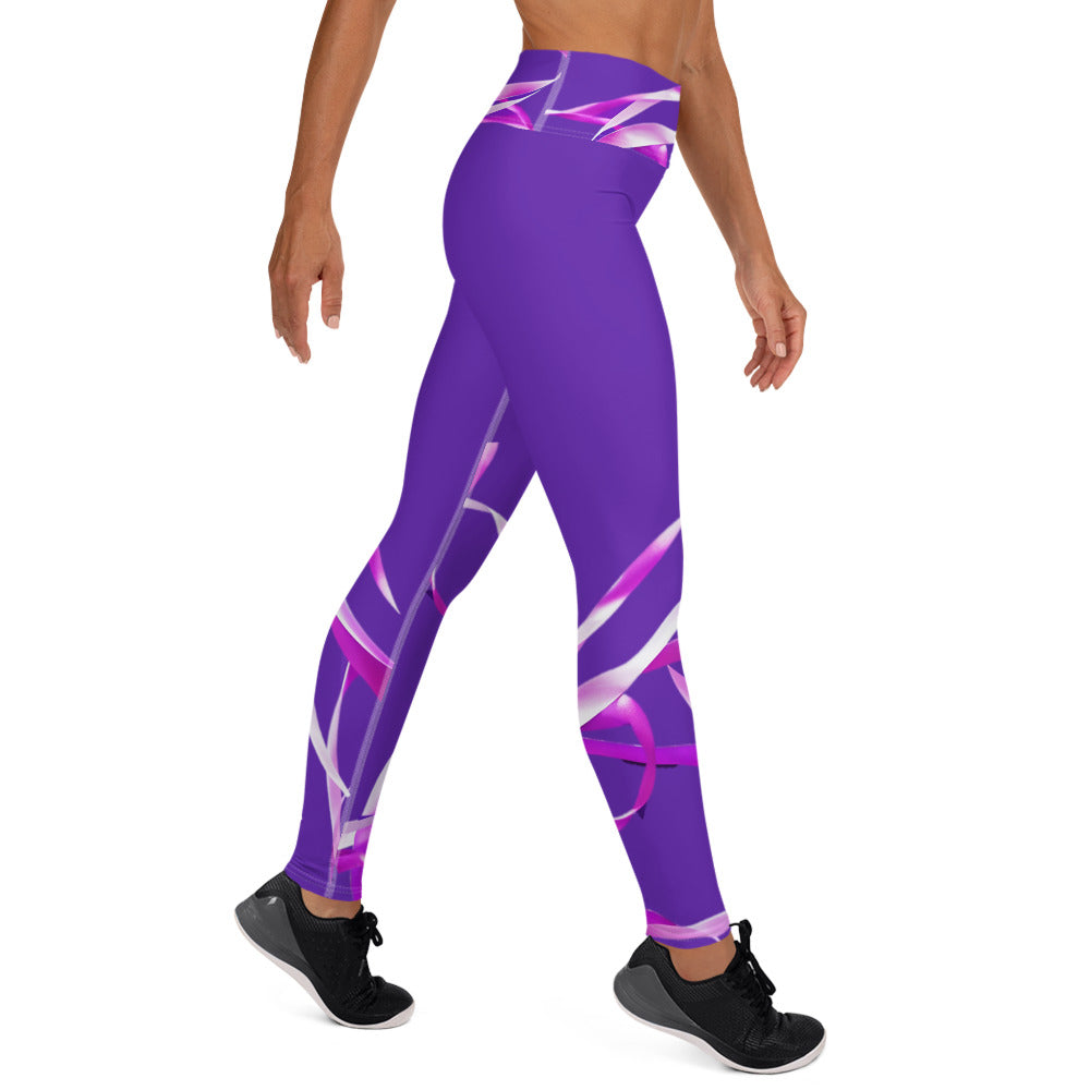 Unique Look Leggings. Gym or Yoga Pants. Abstract Modern Art Streetwear by WickedYo.